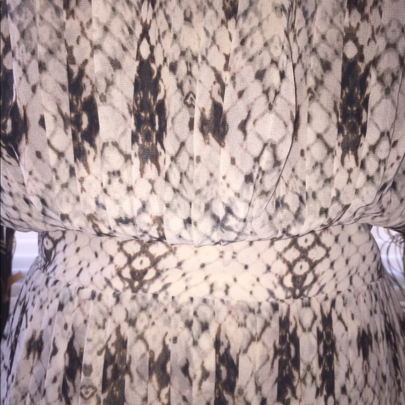 Lavender Brown Strapless High-Low Dress - Picture 3 of 6